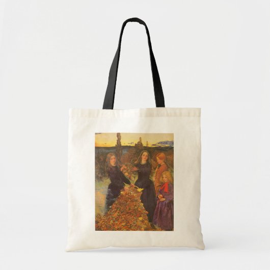 Herbstleaves von Sir John Everett Millais Tragetasche (Vorne)
