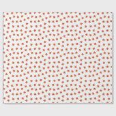Herbstleaves Wasserfarbe Hand gezogen Geschenkpapier (Flach)