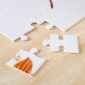 Herbstleaves Wasserfarbe Hand gezogen Puzzle (Seite)