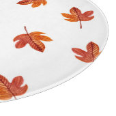 Herbstleaves Wasserfarbe Hand gezogen Schneidebrett (Ecke)