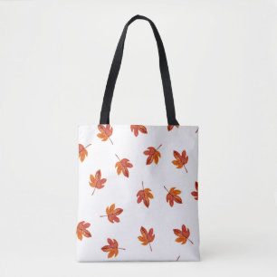 Herbstleaves Wasserfarbe Hand gezogen Tasche