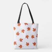 Herbstleaves Wasserfarbe Hand gezogen Tasche (Rückseite)