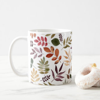 Herbstleaves Wasserfarbiges Leaf Kaffeetasse