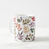 Herbstleaves Wasserfarbiges Leaf Kaffeetasse (Vorderseite Links)