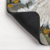 Herbstleaves Westie auf Patio Mousepad (Ecke)