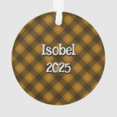 Herbstleaves Westie auf Patio Ornament (Rückseite)