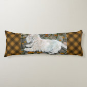 Herbstleaves Westie auf Patio Seitenschläferkissen (Vorderseite)