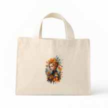 Herbstleaves Woman Artistic Tote Bag