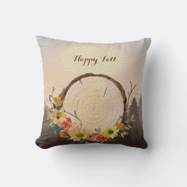 Herbstleaves Wreath Forest Forest Kissen