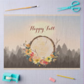 Herbstleaves Wreath Forest Forest Seidenpapier (Basteln)