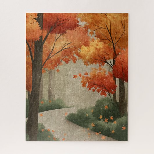 Herbstlebewesen Puzzle (Vertikal)