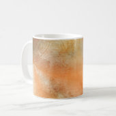 Herbstlebhaftes Hintergrundpapier Kaffeetasse (Vorderseite Links)