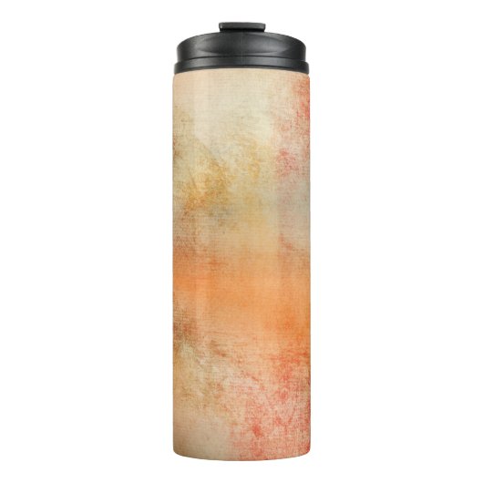 Herbstlebhaftes Hintergrundpapier Thermosbecher (Vorderseite)