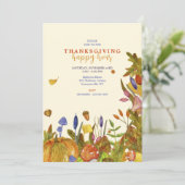 Herbstlebnis Einladung (Stehend Vorderseite)