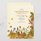 Herbstlebnis Einladung (Vorne/Hinten)