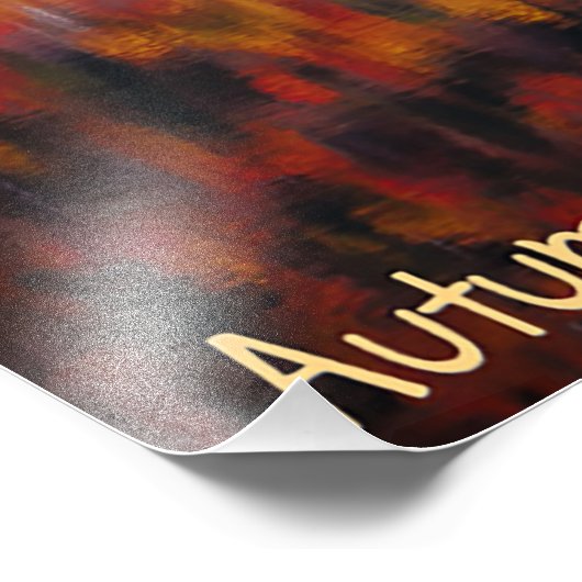 Herbstlebnis Fotodruck (Ecke)