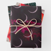 Herbstleder Dreiermondpapier Geschenkpapier Set (Beispiel)