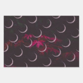 Herbstleder Dreiermondpapier Geschenkpapier Set (Vorderseite)