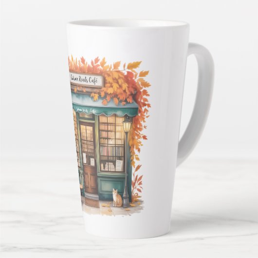 Herbstlektüre Café Tassen — Herbstbuchhandlung (Rechte Ecke)