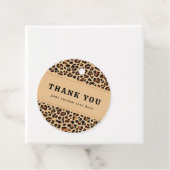 Herbstleopard mit benutzerdefiniertem Foto Vielen Geschenkanhänger (Beispiel)