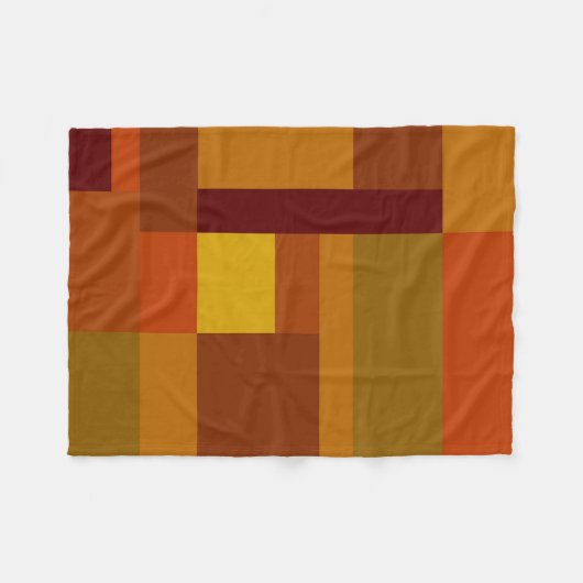 Herbstleuchte Fleecedecke (Vorderseite (Horizontal))