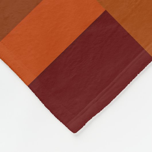 Herbstleuchte Fleecedecke (Ecke)