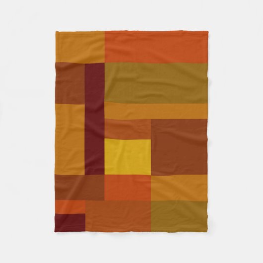 Herbstleuchte Fleecedecke (Vorderseite)