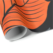 Herbstleuchte: strahlende Blättermuster Geschenkpapier (Rolleneckpunkt)