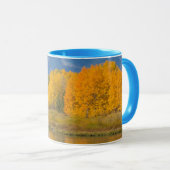 Herbstlich gefärbte Espen Tasse (VorderseiteRechts)