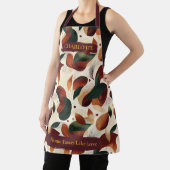 Herbstliche Abstrakte Leaf-Schürze mit Individuell Schürze (InSitu)