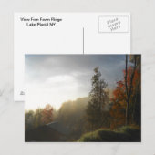 Herbstliche Adirondacks Bäume Landschaft Postkarte (Vorne/Hinten)