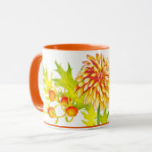 Herbstliche Ankunft auf Combo-Tasse Tasse (Vorderseite Links)