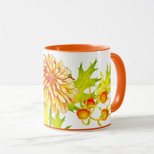 Herbstliche Ankunft auf Combo-Tasse Tasse (VorderseiteRechts)