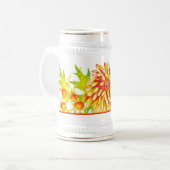 Herbstliche Ankunft auf dem Stein Bierglas (Vorderseite Links)