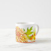 Herbstliche Ankunft auf einer Espresso-Tasse Espressotasse (Vorderseite Rechts)