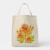 Herbstliche Ankunft auf einer Tasche (Rückseite)