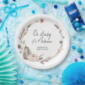 Herbstliche Babyparty mit Kürbis Pappteller (Party)
