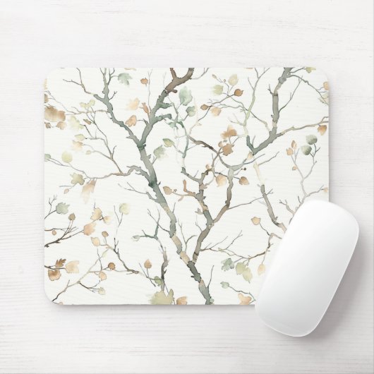 Herbstliche Baumblätter Mousepad (Mit Mouse)