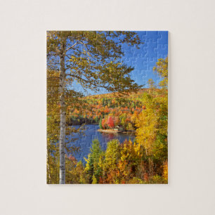 Herbstliche Baumlandschaft, Maine Puzzle