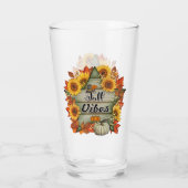 Herbstliche Beautiful Trendy Erntedank Collection Glas (Rückseite)