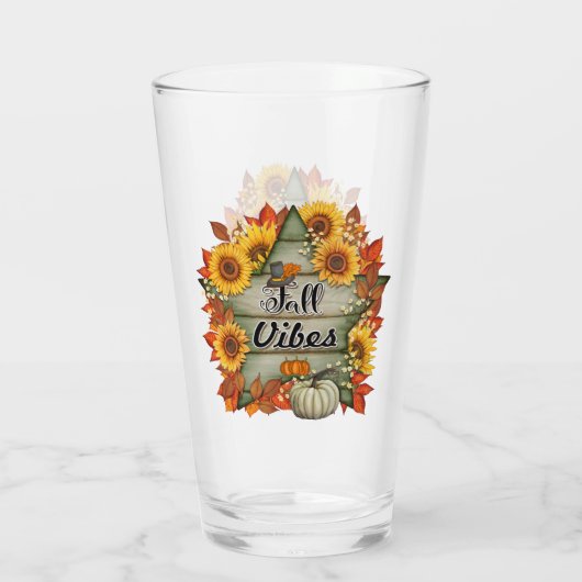 Herbstliche Beautiful Trendy Erntedank Collection Glas (Rückseite)