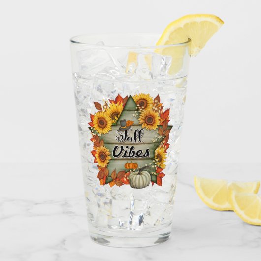 Herbstliche Beautiful Trendy Erntedank Collection Glas (Rückseite Ice)