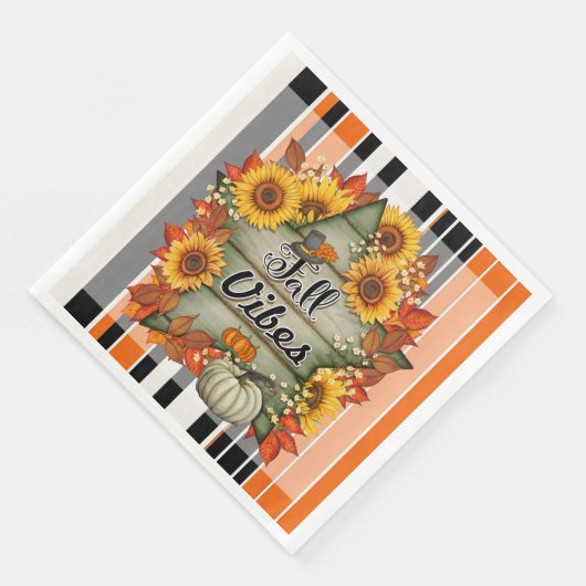 Herbstliche Beautiful Trendy Erntedank Collection Serviette (Ecke)