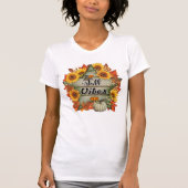 Herbstliche Beautiful Trendy Erntedank Collection T-Shirt (Vorderseite)