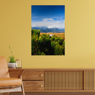 Herbstliche Berglandschaft Poster