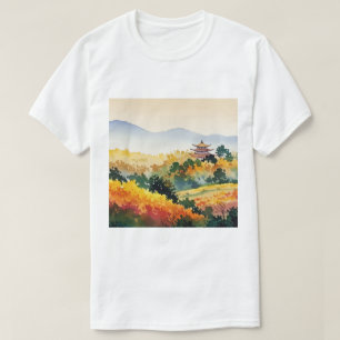 Herbstliche Berglandschaft T-Shirt