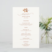 Herbstliche Blätter Elegante Hochzeit im Herbst (Stehend Vorderseite)