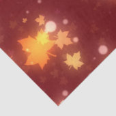 Herbstliche Blätter mit leuchtenden Herbstfarben Seidenpapier (Ausschnitt)