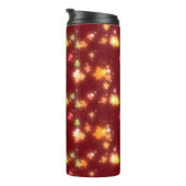 Herbstliche Blätter mit leuchtenden Herbstfarben Thermosbecher (Nach rechts gedreht)