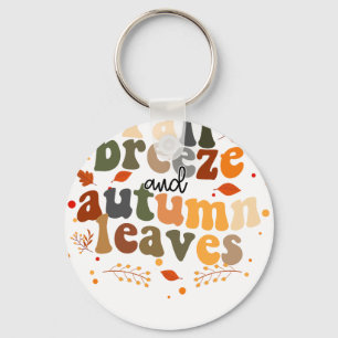 herbstliche Blätter Schlüsselanhänger